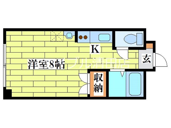 セントラルハイツIの物件間取画像